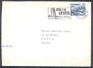 GENEVE  Le 7 VIII 1956  Courrier Pour  Paris     Fetes De Geneve   10-13 Aout  1956 - Affrancature Meccaniche