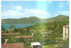 50327)cartolina Illustratoria Enna - Lago Di Pergusa E Panorama - Enna