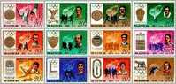 1978 North Korea Olympic Stamps Gymnastics Rowing Fencing Cycling Boxing High Jump Shooting - Ohne Zuordnung