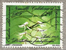 NOUVELLE-CALEDONIE :Flore : Dendrobium  Fractifexum - Orchidées - Used Stamps