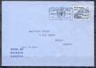 GENEVE   Le 31 X 1956  Journee Des Nations Unies   24 Oct   Courrier Pour PARIS  Sur Envelop PUB - Affranchissements Mécaniques