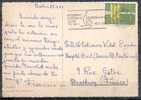 BADEN   Le 1 VII 1963  Sur CP De  ZURICH          Courrier Pour STRASBOURG    Voir Timbre    Voir CACHET - Affrancature Meccaniche