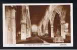 RB 620 - Early Real Photo Postcard  - Font & The Nave St Editha's Church Tamworth Staffordshire - Altri & Non Classificati