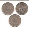 3 Pieces De 10 Fr  De 1970 - New Caledonia