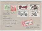 Germany Registered Cover Sent To Denmark Bad Krozingen 27-4-1983 Very Good Stamped With Complete Set - Lettres & Documents