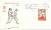 Espagne FDC 1977 " 10º  Championnats Du Monde De Judo à Barcelone " Yvert 2095 - Lutte