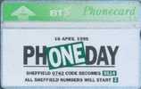 # UK_BT BTI114 Phoneday Regional - Sheffied 5 Landis&gyr   Tres Bon Etat - BT Emissioni Interne