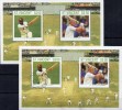 Kricket-Spiel 1988 Vincent Block 59 ** Plus O 14€ Cricket-Spieler Und Spielwiese - St.Vincent (1979-...)