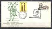 GREECE ENVELOPE   (A  0353)   XII WINTER OLYMPIC GAMES INSBROUK  "DELIVERY FLAME"  -  ATHENS   30.1.76 - Sellados Mecánicos ( Publicitario)