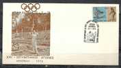 GREECE ENVELOPE   (A 0363)  XXI OLYMPIC GAMES MONTREAL 1976 -  ANCIENT OLYMPIA   13.7.76 - Sellados Mecánicos ( Publicitario)