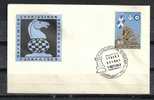 GREECE ENVELOPE   (A 0366)  WORLD CHESS CHAMPIONSHIP "ZONAL 3" -  ATHENS   1.10.69 - Affrancature E Annulli Meccanici (pubblicitari)