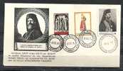 GREECE ENVELOPE   (A 0396)  DIED 3.8.77, BURIED 8.8.77 AND 10.10.77 BIG MEMORIAL OF ARCHBISHOP MAKARIOS - Postal Logo & Postmarks