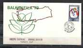 GREECE ENVELOPE   (A 0404) BALKANFILA´79  TURKEY DAY  -  ATHENS   28.11.79 - Flammes & Oblitérations