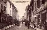 S1    -    045      -    LA - CÔTE -  St - ANDRE    -    ( 38 )     .   La  Rue  De  La   République   . - La Côte-Saint-André