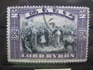 Timbres Grèce : LORD BYRON 1924 - Usati