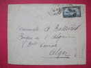 Maroc Morocco Lettre  Casablanca 1924 Pour Alger Cover Poste Aérienne - Briefe U. Dokumente