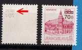 U-69  JUGOSLAVIA Slovenia MARIBOR   ERROR  PRINTING ROULLET  INTERESSANTE NEVER HINGED - Non Dentellati, Prove E Varietà