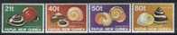 PAPUA  NEW  GUINEA  Shells Set 4 Stamps  MNH - Coneshells