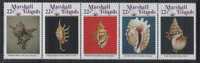 MARSHALL ISL  Shells Strip Of 5 Stamps  MNH - Conchas