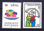 NATIONS UNIS - BUREAU DE VIENNE - 49/50** Cote 3,10 Euros Depart à 10% - Unused Stamps