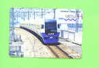 JAPAN -  Orange Picture Rail Ticket/Train As Scan - Mondo