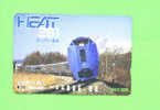 JAPAN -  Orange Picture Rail Ticket/Train As Scan - Wereld