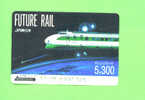 JAPAN -  Orange Picture Rail Ticket/Train As Scan - Monde