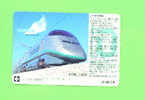 JAPAN -  Orange Picture Rail Ticket/Train As Scan - Mondo