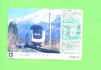 JAPAN -  Orange Picture Rail Ticket/Train As Scan - Mondo