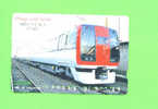 JAPAN -  Orange Picture Rail Ticket/Train As Scan - World