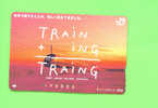 JAPAN -  Orange Picture Rail Ticket/Train As Scan - World