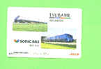 JAPAN -  Orange Picture Rail Ticket/Train As Scan - World