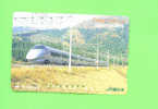 JAPAN -  Orange Picture Rail Ticket/Train As Scan - Mundo