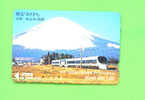 JAPAN -  Orange Picture Rail Ticket/Train As Scan - Mondo