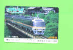 JAPAN -  Orange Picture Rail Ticket/Train As Scan - Monde