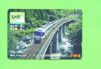 JAPAN -  Orange Picture Rail Ticket/Train As Scan - Monde