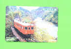 JAPAN -  Orange Picture Rail Ticket/Train As Scan - Monde