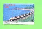 JAPAN -  Orange Picture Rail Ticket/Train As Scan - World