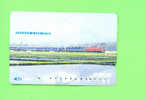 JAPAN -  Orange Picture Rail Ticket/Train As Scan - World