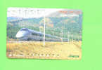 JAPAN -  Orange Picture Rail Ticket/Train As Scan - Monde