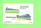 JAPAN -  Orange Picture Rail Ticket/Train As Scan - Mundo