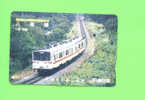 JAPAN -  Orange Picture Rail Ticket/Train As Scan - Monde