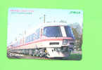 JAPAN -  Orange Picture Rail Ticket/Train As Scan - Wereld