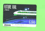 JAPAN -  Orange Picture Rail Ticket/Train As Scan - Monde