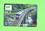 JAPAN -  Orange Picture Rail Ticket/Train As Scan - Welt