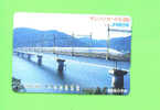 JAPAN -  Orange Picture Rail Ticket/Train As Scan - Mondo