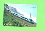 JAPAN -  Orange Picture Rail Ticket/Train As Scan - World