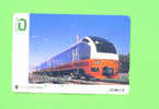 JAPAN -  Orange Picture Rail Ticket/Train As Scan - Wereld