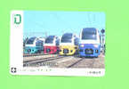 JAPAN -  Orange Picture Rail Ticket/Train As Scan - World