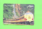 JAPAN -  Orange Picture Rail Ticket/Train As Scan - Mondo